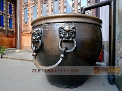 铜缸雕塑_吉祥物铜像(在线咨询)_铜缸雕塑价格